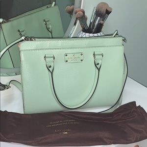 Gorgeous Kate Spade mint green bag!